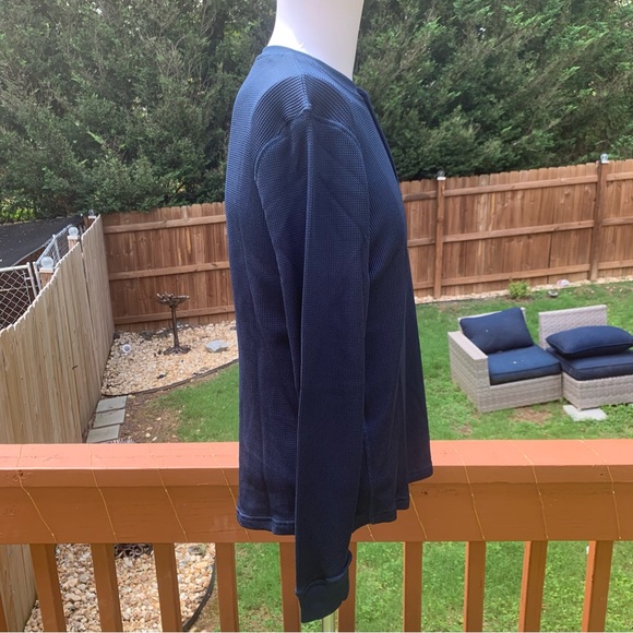 Men's UA Waffle Henley | Size Small | Navy Blue NEW!! - Picture 6 of 15